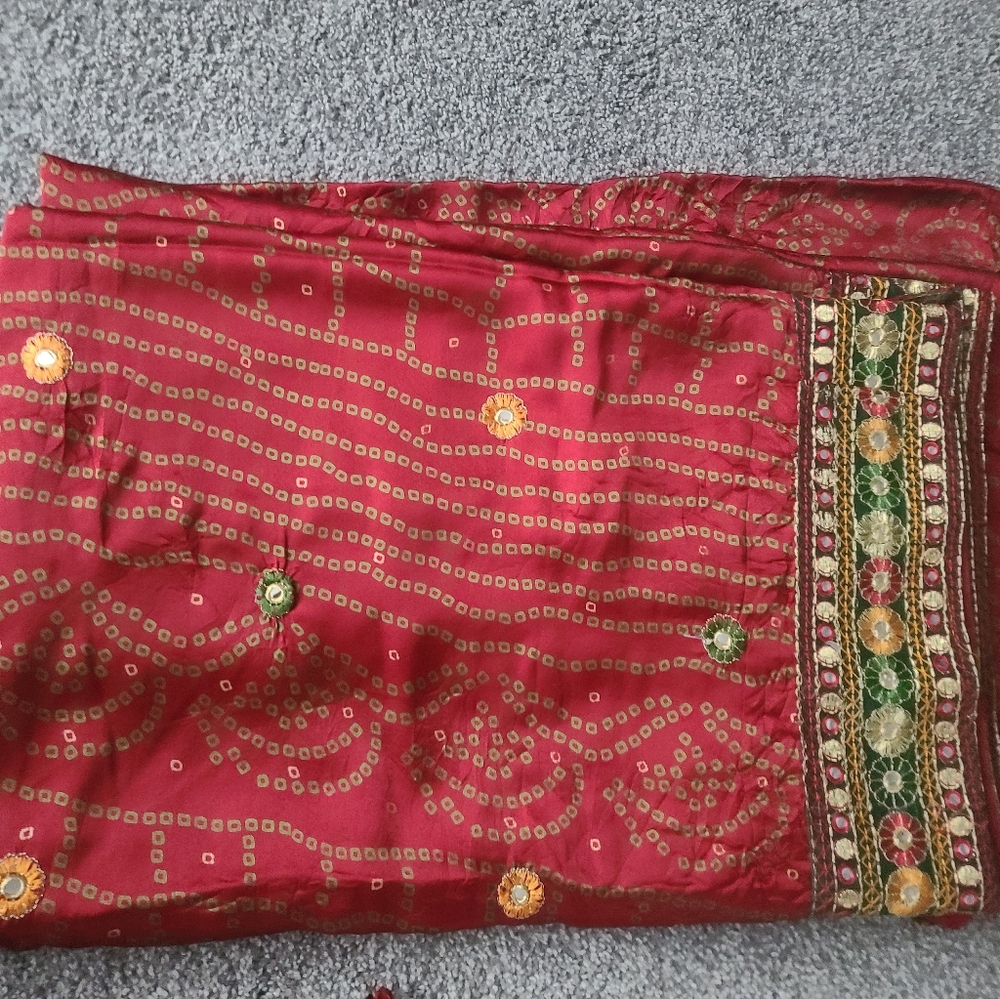 Red Saree